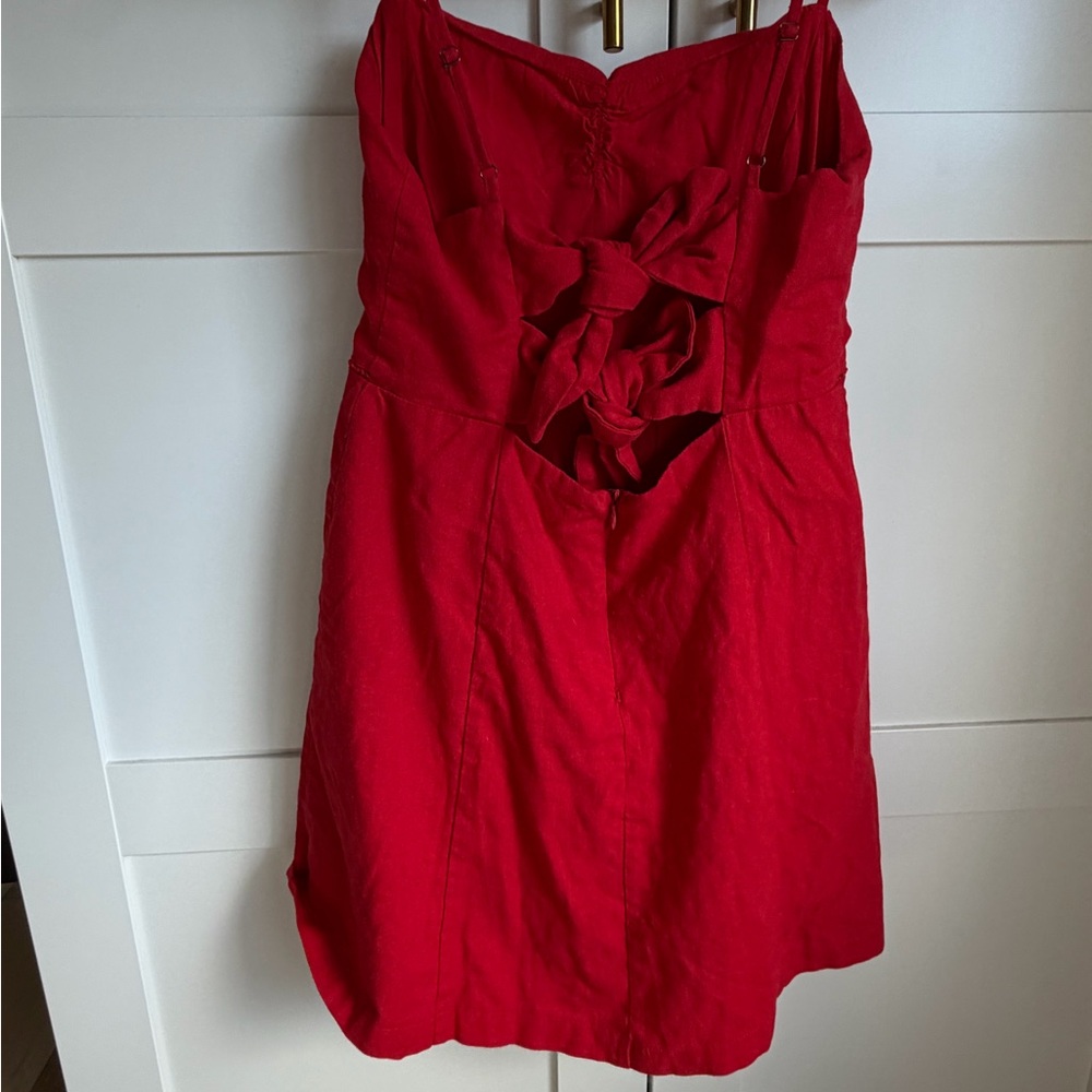 Lush Red Mini Dress - Picture 2 of 4